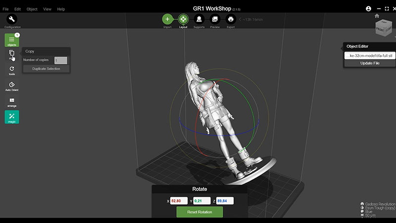 Обзор 3D принтера Wanhao GR1