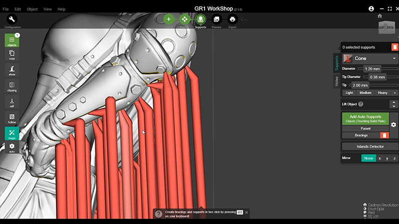 Обзор 3D принтера Wanhao GR1