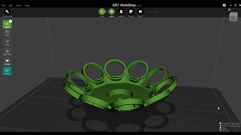Обзор 3D принтера Wanhao GR1
