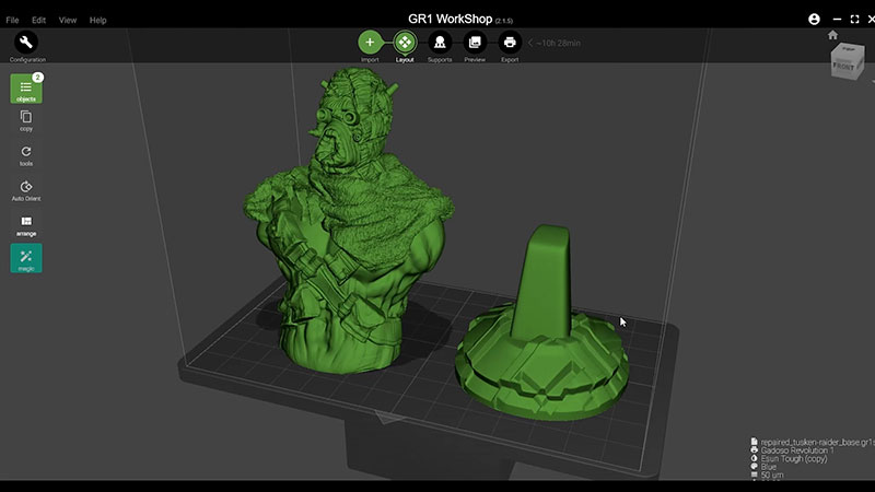 Обзор 3D принтера Wanhao GR1
