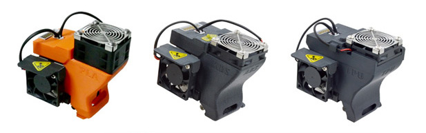 Сравнение 3-ех экструдеров 3D принтера UP300