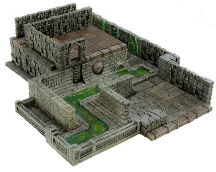 3D-модель: часть модульного замка для настольных игр с миниатюрами