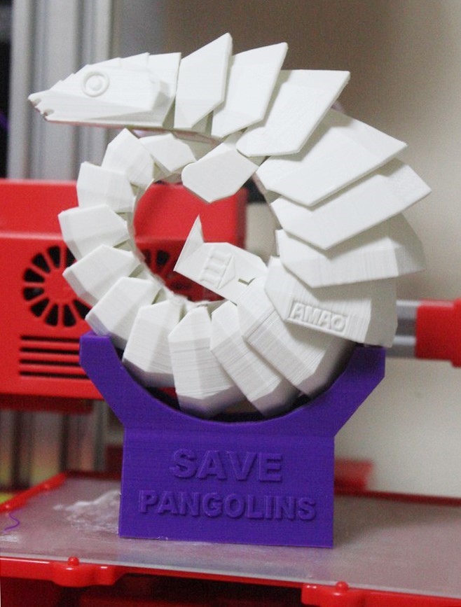 Печать: использован PLA пластик