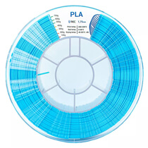 Катушка пластика REC PLA 1.75мм 0,75 кг, голубая