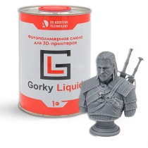 Фотополимерная смола Gorky Liquid ART, серая (1 кг)