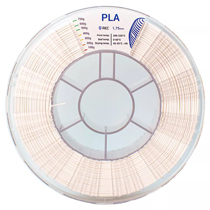 Катушка пластика REC PLA 1.75мм 0,75 кг, белая