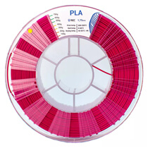 Катушка пластика REC PLA 1.75мм 0,75 кг, малиновая