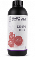 Фотополимерная смола HARZ Labs Dental Pink, розовый (1000 гр)