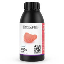 Фотополимерная смола HARZ Labs Dental Denture Base, розовая (0,5 кг)