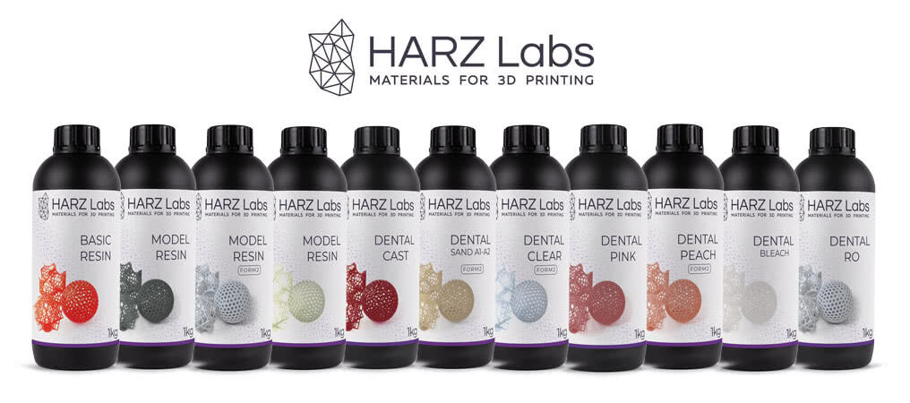 Фотополимеры для 3D печати HarzLabs