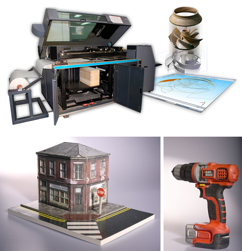 Технология LOM (Laminated object manufacturing)