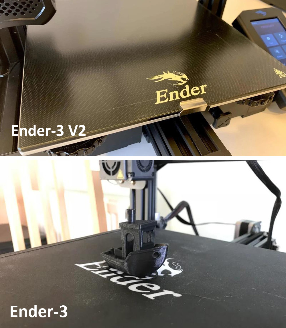 Ender-3 vs Ender 3 v2