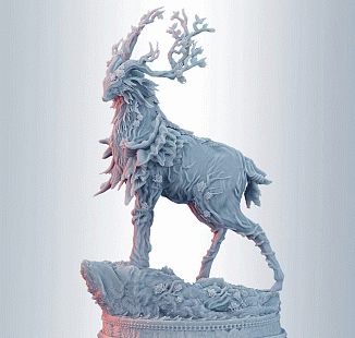 Фотополимерная смола Anycubic Water-Wash Resin +, голубая (0,5 кг)