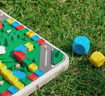 Катушка PLA Basic пластика Bambu lab - RFID 1.75 мм 1кг, голубая