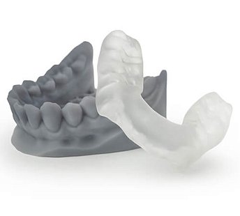 Фотополимерная смола HARZ Labs Dental Splint Soft (Dental Clear PRO), прозрачная (0,5 кг)