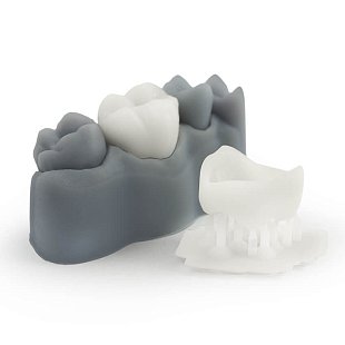 Фотополимерная смола HARZ Labs Dental Bleach PRO, белая (1 кг)