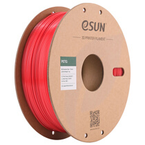 Катушка PETG-пластика ESUN 1.75 мм 1кг., ярко-красная (PETG175SR1)