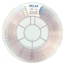 Катушка пластика REC RELAX (PETG) 1.75мм 0,75 кг, прозрачная
